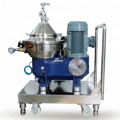 Juneng High Speed Separation Disc Bowl Juice Separator with 304/316L Stainless Steel and PLC Control Automatic Discharge