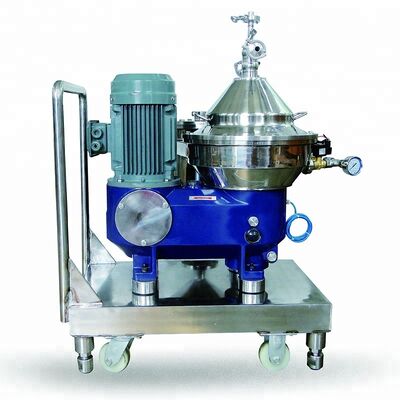 Juneng High Speed Separation Disc Bowl Juice Separator with 304/316L Stainless Steel and PLC Control Automatic Discharge