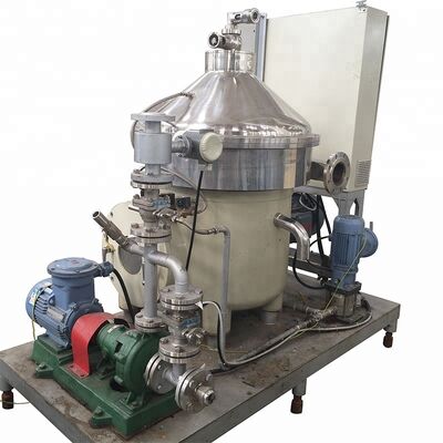 Food Standard Stainless Steel Beer Separator with PLC Control and High Separating Effect Disc Centrifuge